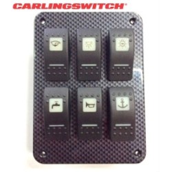 pannello elettrico 6 interruttori carling switch pannello elettrico 6 interruttori carling switch