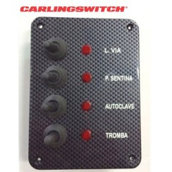 pannello elettrico 4 interruttori carling switch pannello elettrico 4 interruttori carling switch